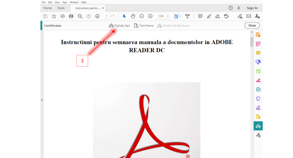 DIGITALY SIGN - Cum sa semnez Declaratia De Avere