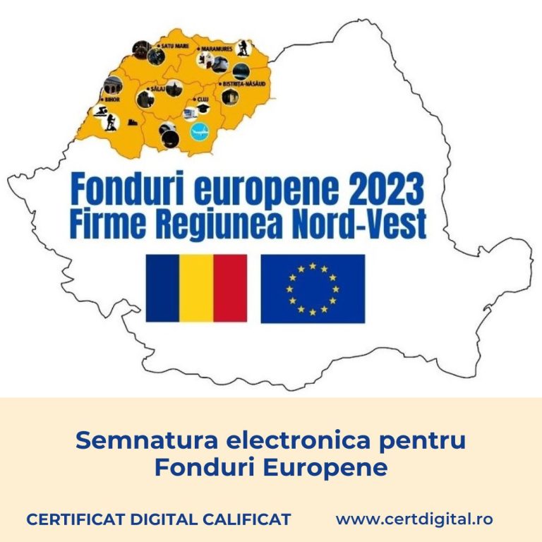 Semnatura electronica Fonduri Europene